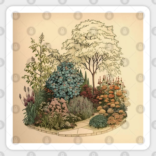 Beautiful Wildflowers garden Sticker by teehood